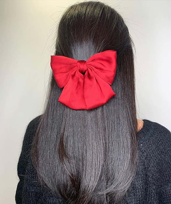 Simple Style with a Red Bow