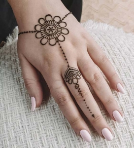 23 Henna Tattoo Designs and Ideas for Women - StayGlam - StayGlam