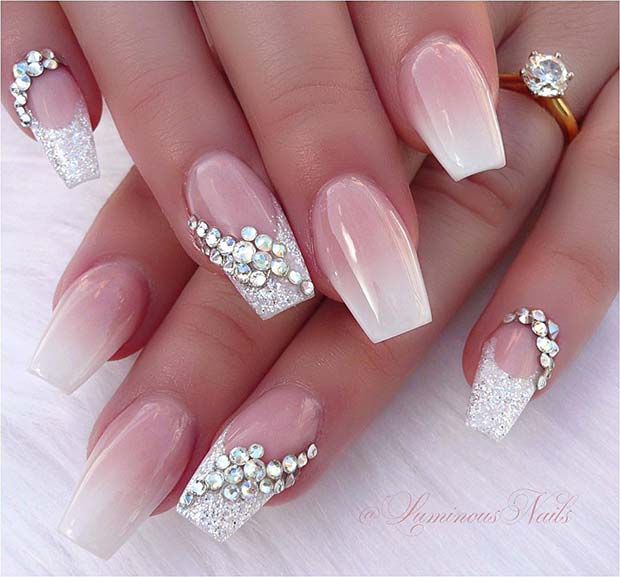 Bridal Nail Design 