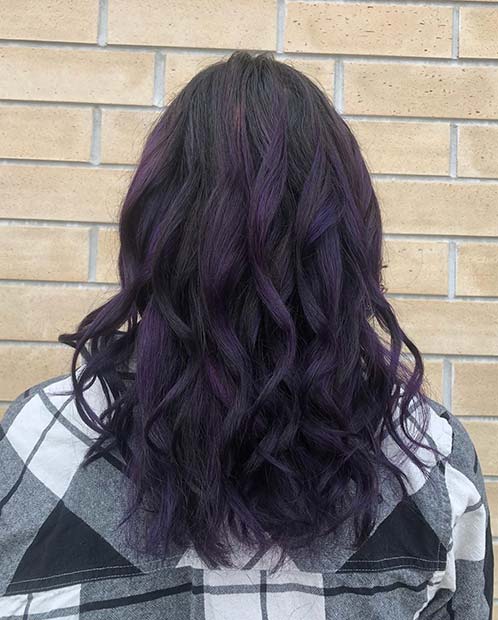 Barely There Purple Hair