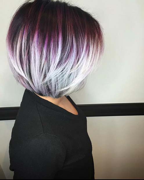 41 Bold and Trendy Dark Purple Hair Color Ideas - StayGlam