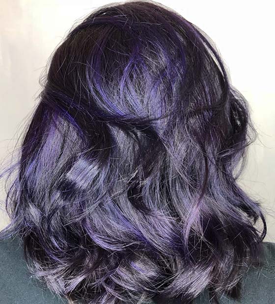 Easy to Wear Purple Hair