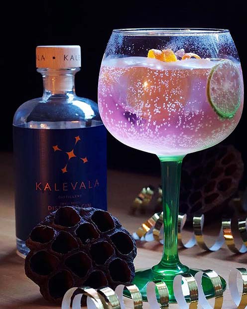 Glam Gin and Tonic Cocktail