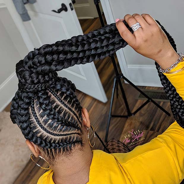 Jumbo Braided Ponytail