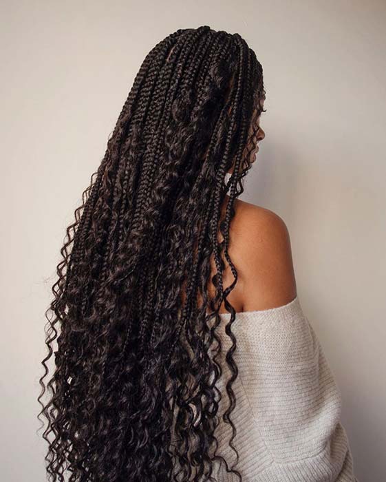 Knotless Braids and Curls