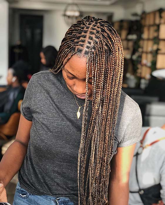 25 Stunning Small Cornrows Hairstyles - 2023 (With Images) | Fabbon