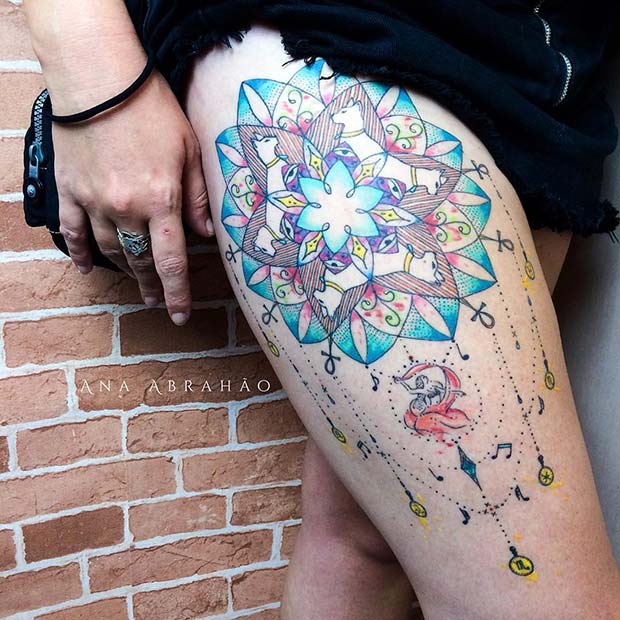 Mystical Mandala Tattoo Idea