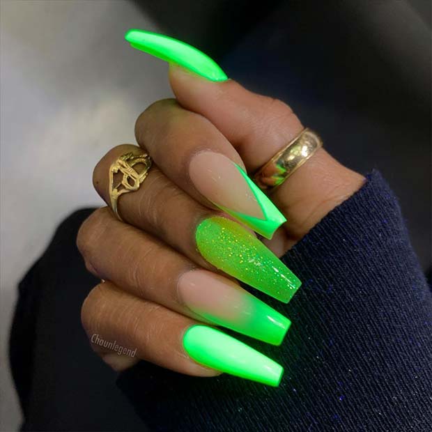 ¡25 Uñas De Color Verde Claro Perfectas Para Tu Próxima Manicura