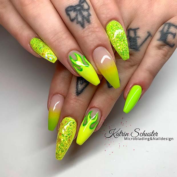 Neon Yellow and Green Idea