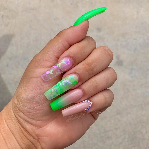 13 Trendy Neon Nail Designs That You Must Wear on Summer 