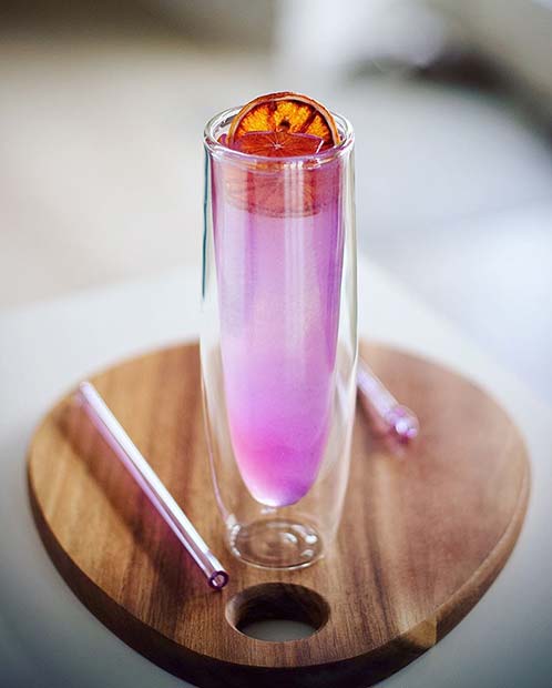 Purple Flute Cocktail