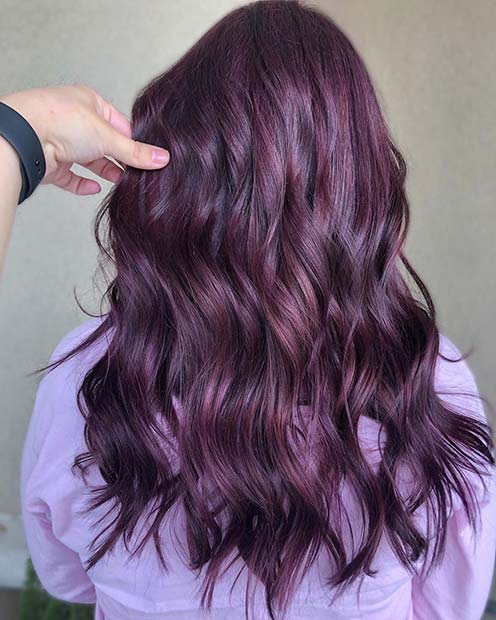 Stylish Purple Hair Idea