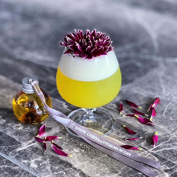 Sunshine and Snow Cocktail