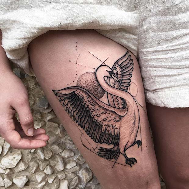 Big Swan Tattoo