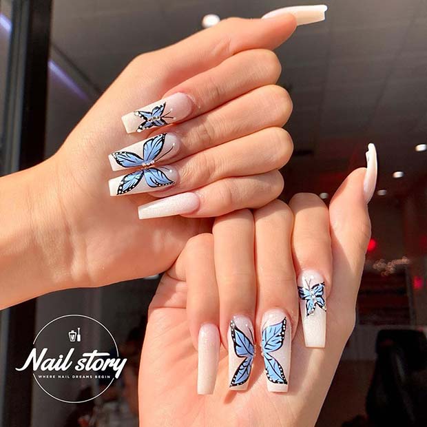 23 Ways To Wear Trendy Butterfly Nails This Spring Stayglam