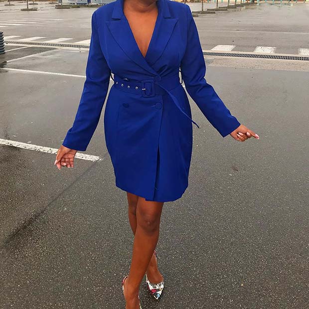 Bold Tailored Dress Outfit