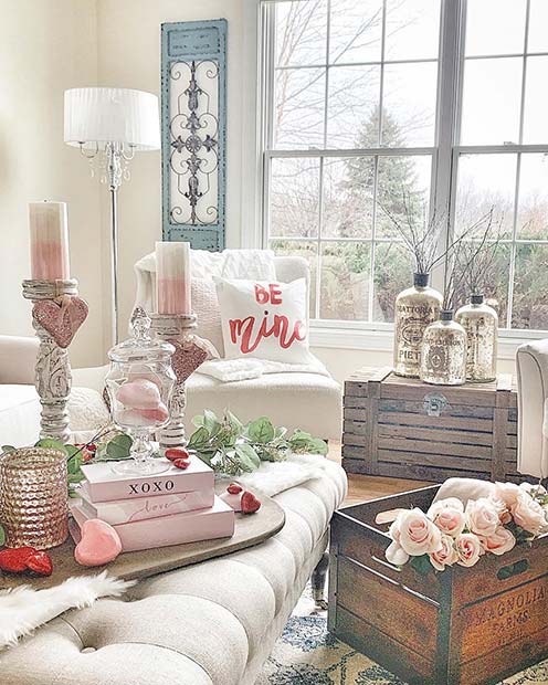 Chic Home Decor Idea for Valentine's Day