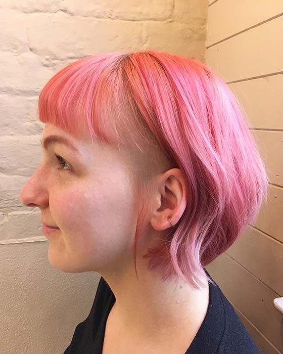 Cute Pink Hairstyle