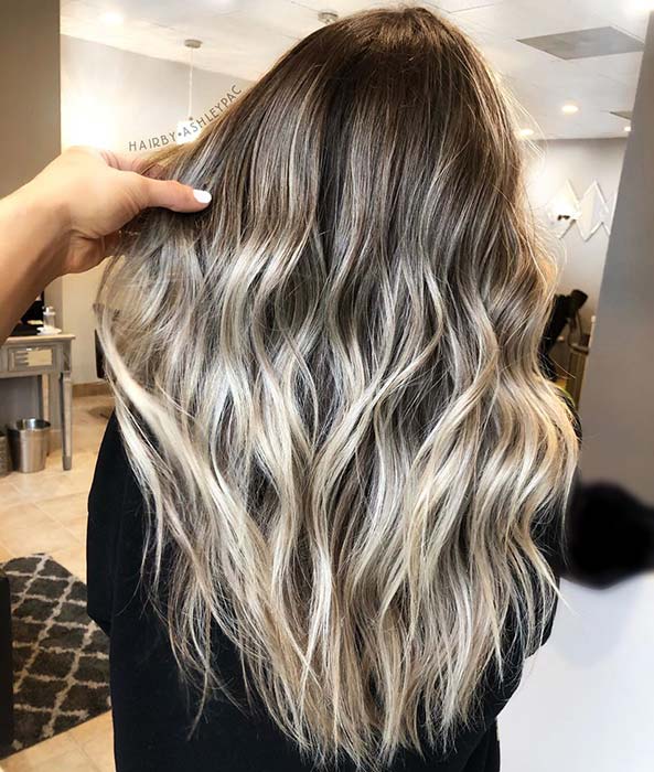 Dirty and Light Blonde Ombre Hair