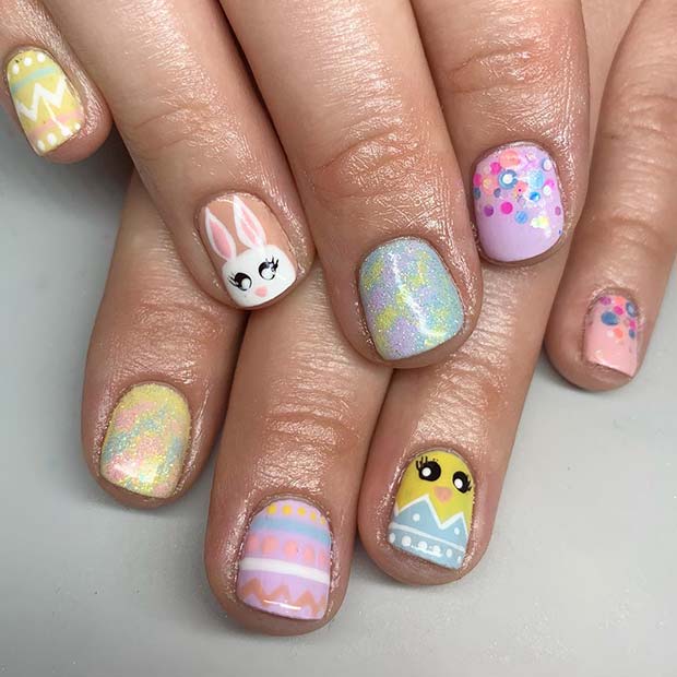 61 Cute Easter Nail Designs You Have to Try This Spring - Page 5 of 6 ...