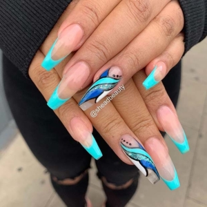 Chic Blue Nail Designs You Will Want To Try Asap Page Of Stayglam