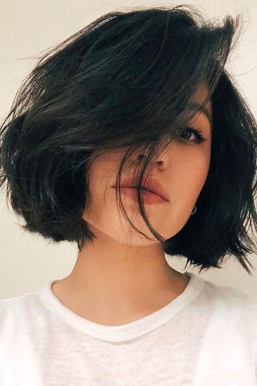 Short Bob with Side Bangs