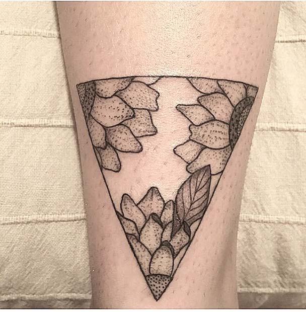 Trendy Triangle Tattoo
