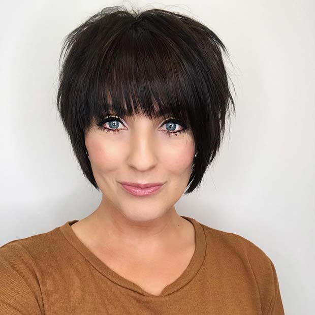Very Short Cut with Bangs