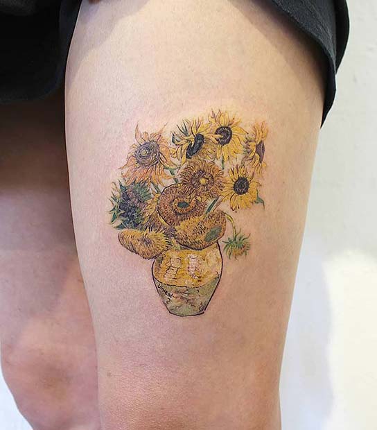 Vincent Van Gogh Inspired Tattoo Idea