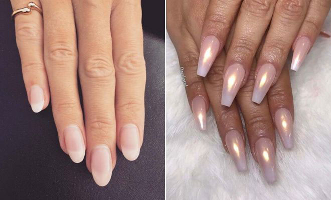 American Manicure Nails are Nail Trend - StayGlam