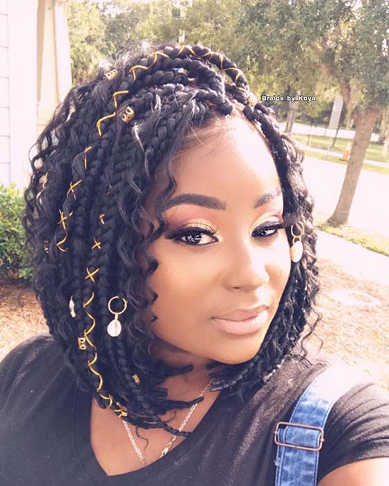 5 Gorgeous Braids Style for Curly Hair | marcyafricanbraids