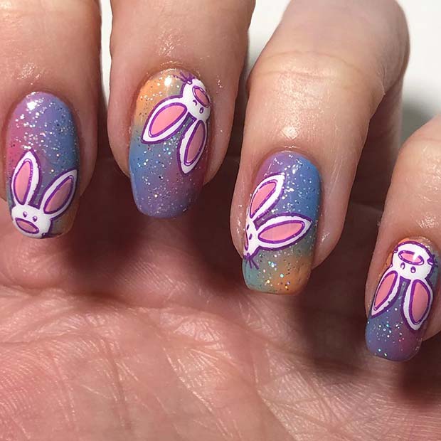 Cute and Colorful Easter Nails