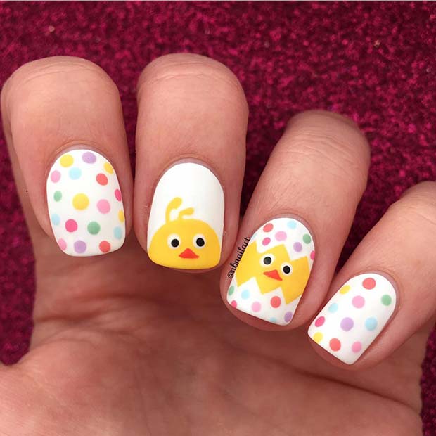 Easter Chicks and Polka Dots