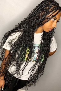 25 Gorgeous Braids with Curls That Turn Heads - StayGlam - StayGlam