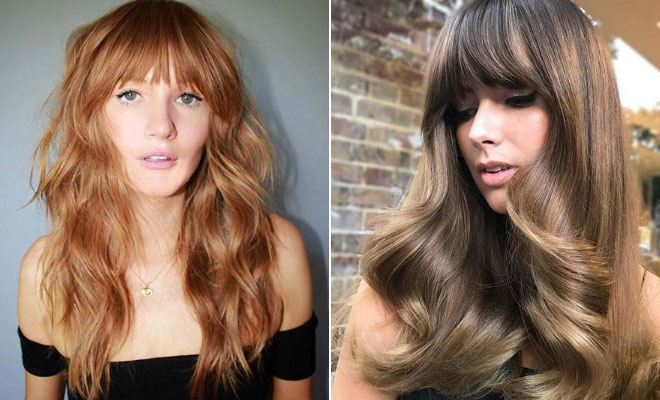 21 Ways to Wear Long Hair with Bangs - StayGlam