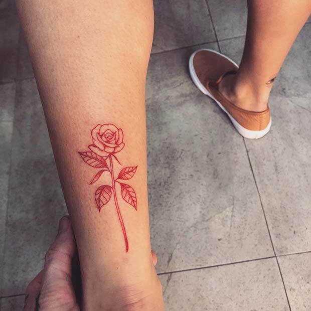 23 Chic Small Rose Tattoos for Women Page 2 of 2 StayGlam