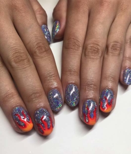 21 Flame Nail Ideas - the Newest Summer Manicure Trend - StayGlam