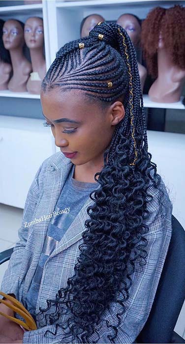 24 Braided Hairstyles for Curls of all Kinds  StyleSeat