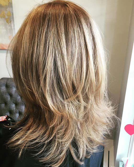 Beautiful Blonde Hair with Layers
