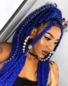 61 Best Jumbo Box Braids Hairstyles - Page 6 of 6 - StayGlam