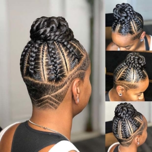 43 Badass Braids with Shaved Sides for Women - StayGlam