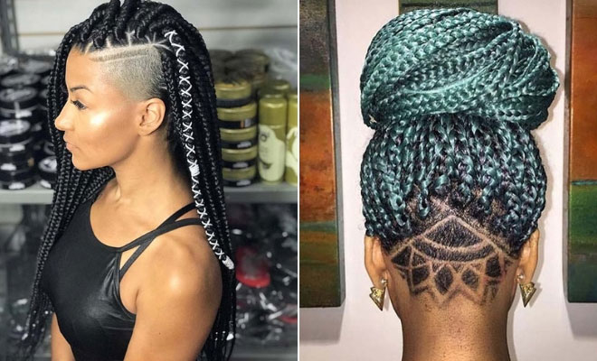 23 Badass Braids With Shaved Sides For Women Stayglam
