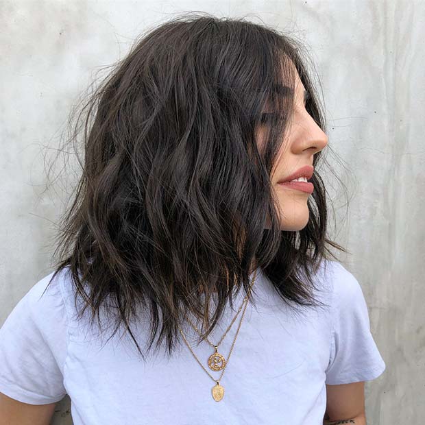 Medium Length Layered Hairstyles for Over 60
