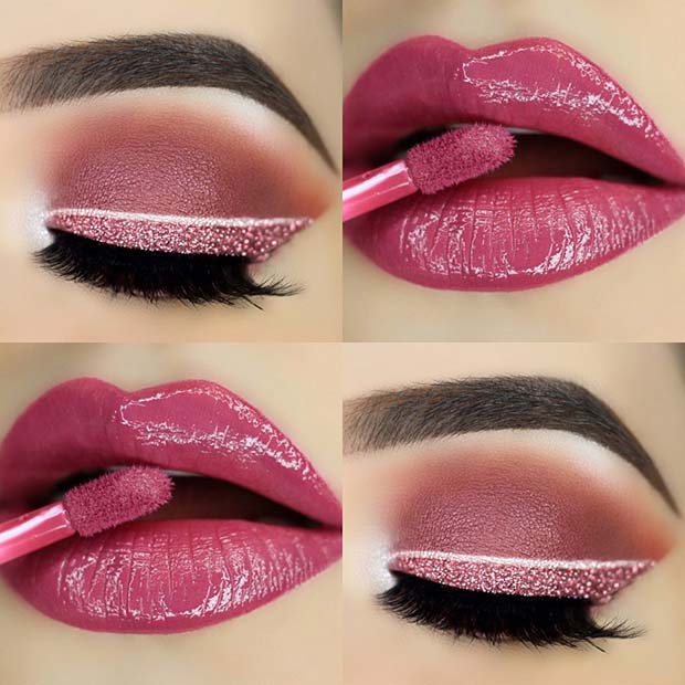 Gorgeous Pink Makeup Idea