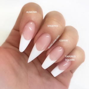 23 Ways to Wear Popular Square Acrylic Nails - StayGlam - StayGlam