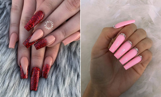 23 Ways to Wear Popular Square Acrylic Nails - StayGlam