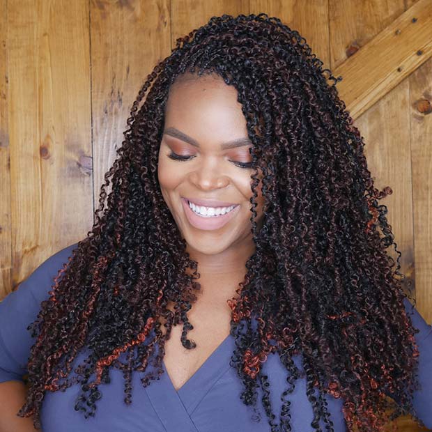 Tree Braids with Subtle Highlights 