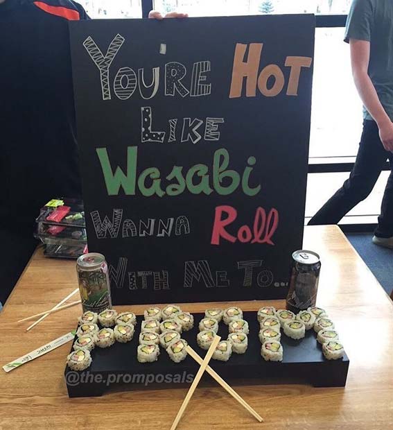 Unique Sushi Proposal