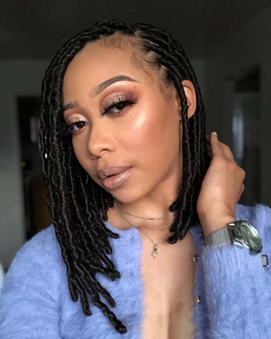 25 Trendy Ways To Pull Off Short Faux Locs Stayglam 2139