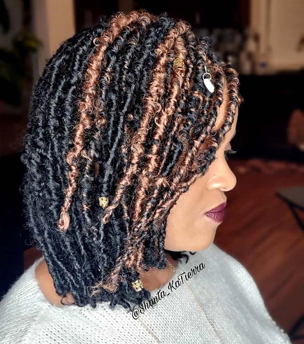 Bohemian Short Faux Locs